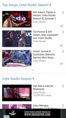 Coke Studio Official android App screenshot 1